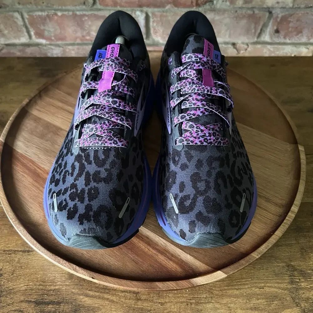 Brooks Ghost 14 Electric Cheetah Run Wild Womens 9 Neutral Cushion Running Shoes